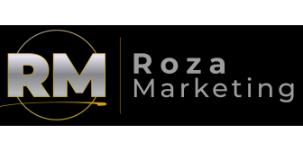 Roza marketing complete logo black
